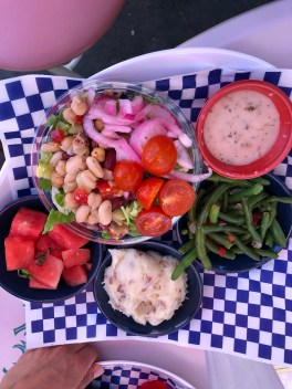 Vegan meal Disney Plaza Inn